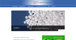 Desktop Screenshot of modernpolymers.com